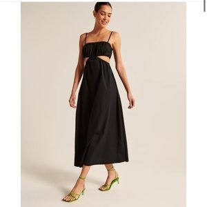Abercrombie bubble top maxi dress in size XLT